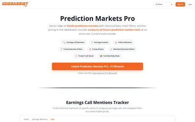 Odds Assist Prediction Markets Pro: Oddsassist Pro — product overview