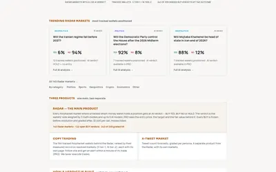 OddsShift: Market-verdict examples and research workflow.