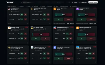 ParlayIt — market selection grid