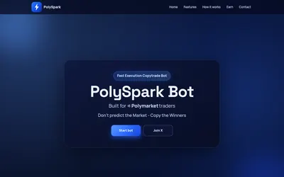 PolySpark: Telegram copy-trading bot and official launch entry point.