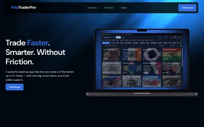 PolyTraderPro: Provider preview of the desktop trading application.
