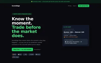 Scoreedge — product overview