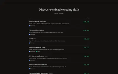 Simmer: Published agent skills and strategy catalog.