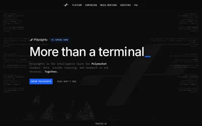 Polysights product entry page.