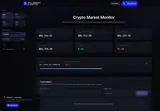 PRR Wallet Monitor: Live venue prices, Polymarket outcome prices and tracked-wallet controls.
