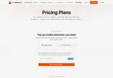 PolyMaster: Credit-based pricing and account top-up options.