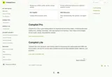 Provider documentation distinguishing Coinpilot Pro from Coinpilot Lite.