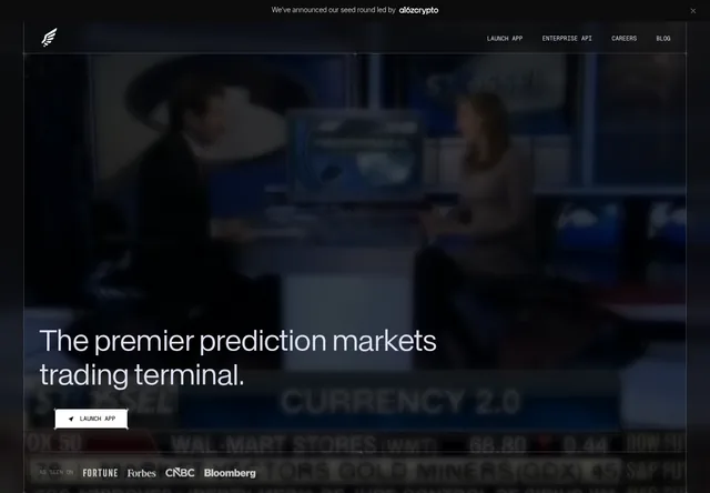 Kairos Trade: Kairos terminal entry page.