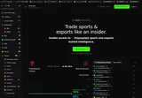 0xinsider: Sports and esports market discovery with wallet-intelligence examples.