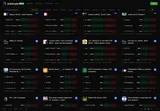 ArbitradePro: Market grid with event prices and strategy controls.
