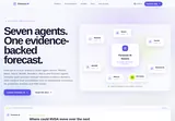 Forecast AI: Agent roles and forecast-production workflow.