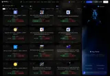 Insiders.bot: Market wall and public research-agent interface.