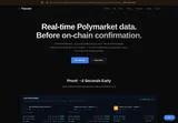 Polynode: WebSocket data product and provider comparison of trade timing.