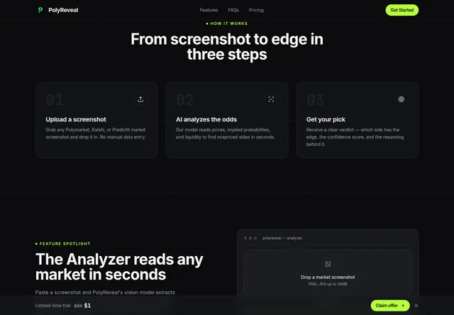 PolyReveal: Screenshot-analysis workflow and provider analyzer example.