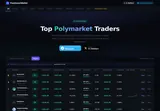 PolySmartWallet: Wallet leaderboard with category filters and performance columns.