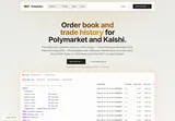 Probalytics: Historical data warehouse with an SQL result example.