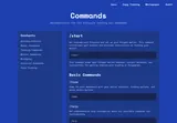 Polycule: Telegram bot start and navigation commands.