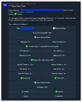 Polyfox — Telegram copy-trade settings (official documentation)