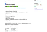 Polymarket.Net: .NET client features and target frameworks.