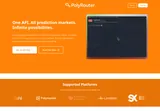 PolyRouter: Unified API overview and supported-platform context.