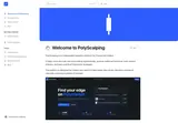 PolyScalping: Documentation overview with the product interface preview.