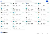 PredictFolio: Public trader cards showing positions, portfolio value, volume and P&L.