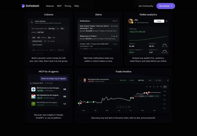 Datadash — Wallet analytics