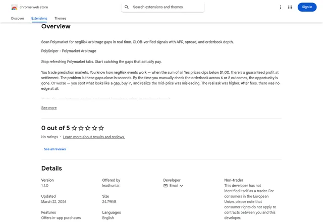 Polysniper — Chrome store description