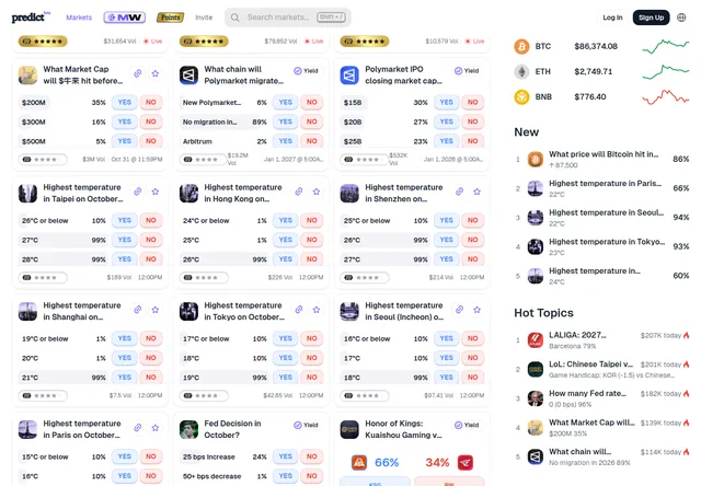 Predict.fun: Predict Fun — New