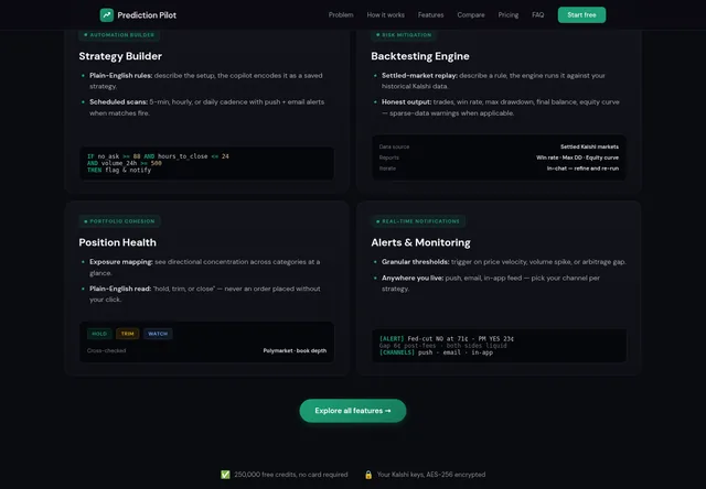 Prediction Pilot — Backtesting Engine