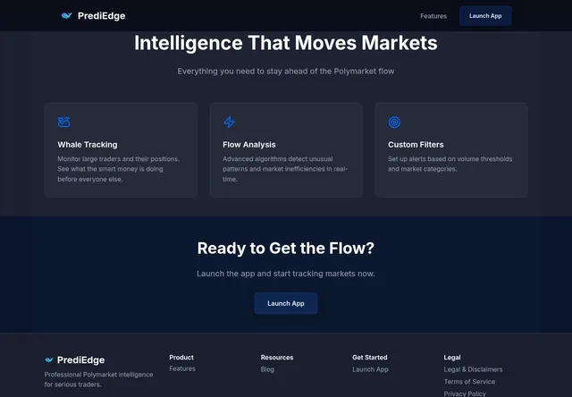 Prediedge — Intelligence That Moves Markets