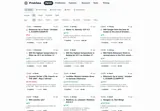 ProbSee: Live wallet-cluster signals with strength, category and timeframe filters.